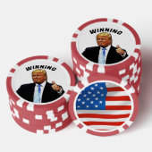 DONALD TRUMP POKER CHIPS WINNING (Stapel)