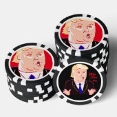 Donald Trump Pokerchips (Stapel)