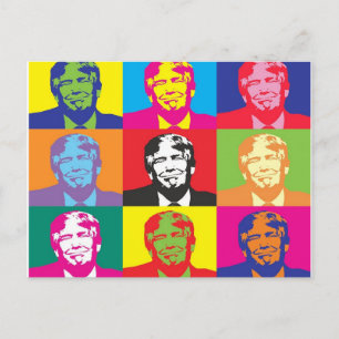 Donald Trump Politicist amerikanische Postkarte