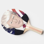 DONALD TRUMP PONG PADDLE TISCHTENNIS SCHLÄGER (Seitenansicht)