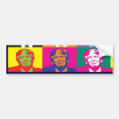 Donald Trump Pop Art Autoaufkleber (Vorne)