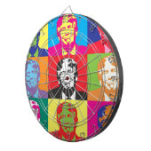 Donald Trump Pop Art Dartscheibe (Vorderseite rechts)