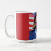 Donald Trump Pop Art Kaffeetasse (Links)