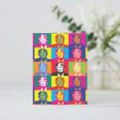 Donald Trump Pop Art Postcard Postkarte (Stehend Vorderseite)
