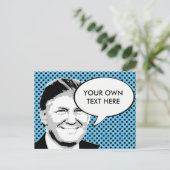 Donald Trump Pop Art Postkarte (Stehend Vorderseite)