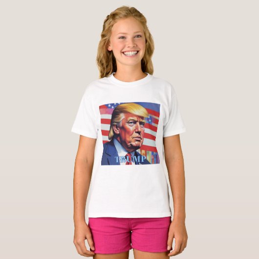 Donald Trump Pop Art T-Shirt (Vorne ganz)