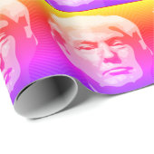 DONALD TRUMP POP ART WRAPPING PAPIER GESCHENKPAPIER (Rolleneckpunkt)