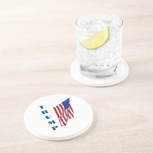 Donald Trump Pop Getränkeuntersetzer (Seite)