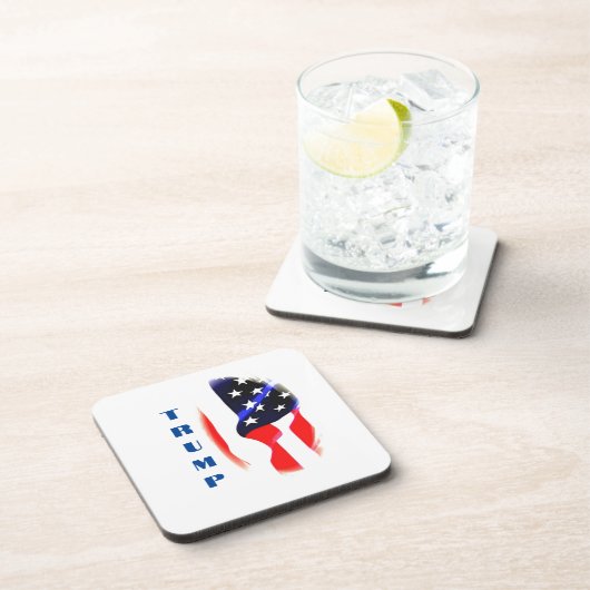 Donald Trump Pop Getränkeuntersetzer (Rechte Seite)