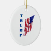 Donald Trump Pop Keramik Ornament (Rechts)