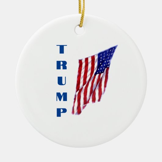 Donald Trump Pop Keramik Ornament (Vorne)