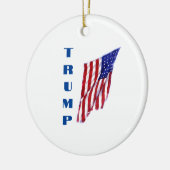 Donald Trump Pop Keramik Ornament (Links)