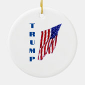 Donald Trump Pop Keramik Ornament (Hinten)