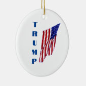 Donald Trump Pop Keramik Ornament (Rechts)