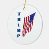 Donald Trump Pop Keramik Ornament (Links)