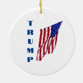 Donald Trump Pop Keramik Ornament (Hinten)