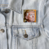 Donald Trump Portrait Button (Beispiel)