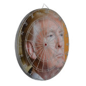 Donald Trump Portrait Dartscheibe (Vorderseite Links)