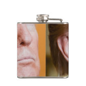 Donald Trump Portrait Flachmann (Rückseite)