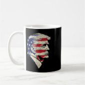Donald Trump Portrait Kaffeetasse (Links)