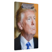 Donald Trump Portrait Klemmbrett (Rechts)