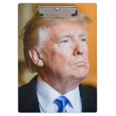 Donald Trump Portrait Klemmbrett (Vorderseite)