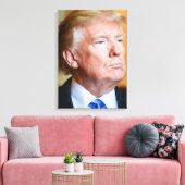 Donald Trump Portrait Leinwanddruck (Insitu (Wohnzimmer))