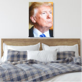 Donald Trump Portrait Leinwanddruck (Insitu (Schlafzimmer))