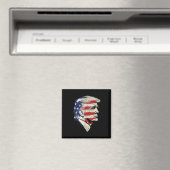 Donald Trump Portrait Magnet (In Situ (Geschirrspüler))