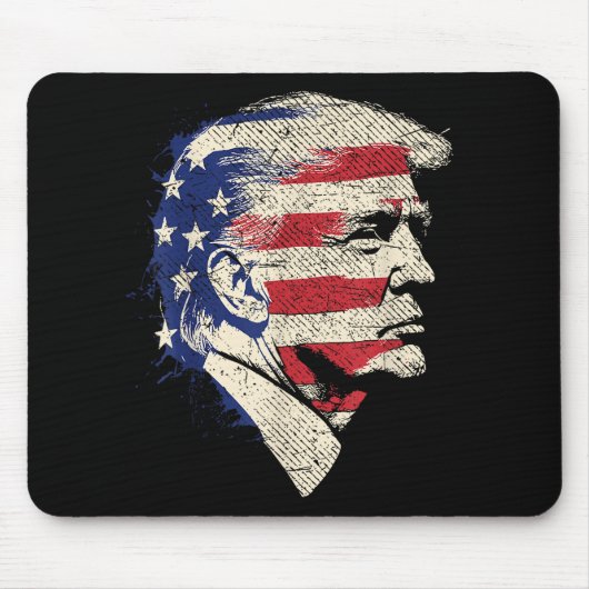 Donald Trump Portrait Mousepad (Vorne)