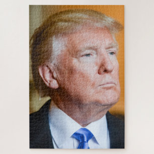 Donald Trump Porträt Puzzle