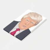 DONALD TRUMP POST-IT KLEBEZETTEL (angewinkelt)