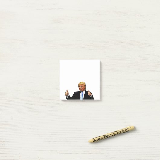 DONALD TRUMP POST IT NOTES POST-IT KLEBEZETTEL (Auf Schreibtisch)