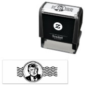 Donald Trump Postal Mail Art Permastempel (Beispiel)