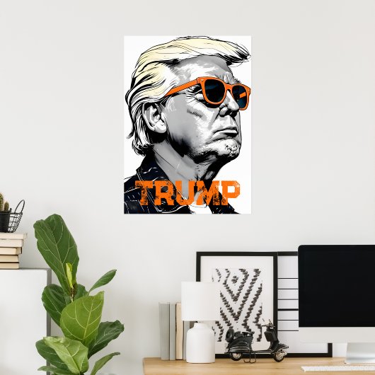 Donald Trump Poster (Heimbüro)