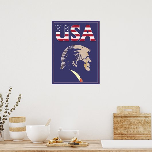 Donald Trump Poster (Küche)