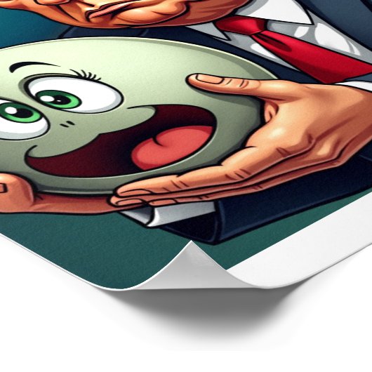 Donald Trump Poster (Ecke)