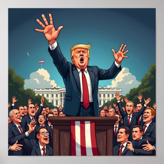 Donald Trump Poster (Vorne)