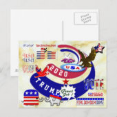 Donald Trump Postkarte (Vorne/Hinten)