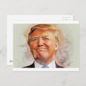 Donald Trump Postkarte (Vorne/Hinten)