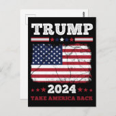 Donald Trump Postkarte (Vorne/Hinten)