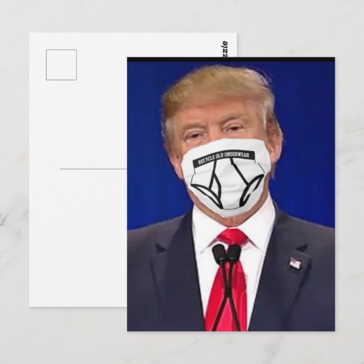 Donald Trump Postkarte (Vorne/Hinten)
