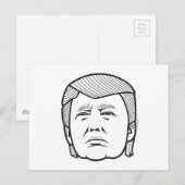 Donald Trump Postkarte (Vorne/Hinten)