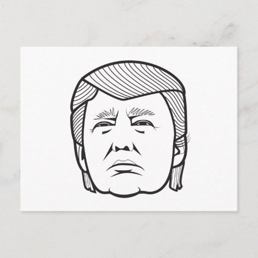 Donald Trump Postkarte (Vorderseite)