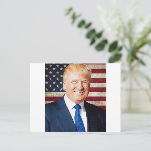 Donald Trump Postkarte (Stehend Vorderseite)