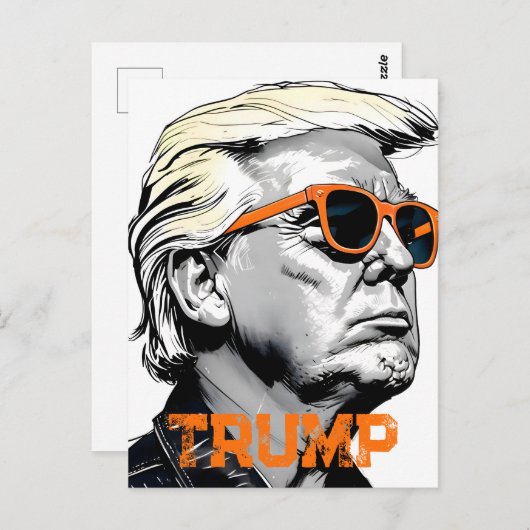 Donald Trump Postkarte (Vorne/Hinten)
