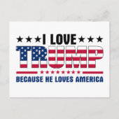 Donald Trump Postkarte (Vorderseite)