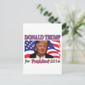Donald Trump Postkarte (Stehend Vorderseite)
