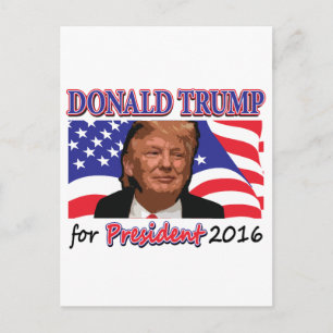 Donald Trump Postkarte