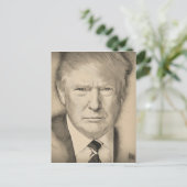 Donald Trump Postkarte (Stehend Vorderseite)